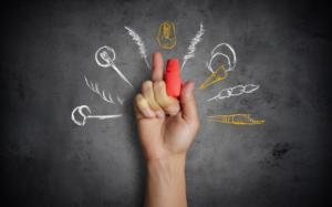 Doigt gonflé et du mal à le plier : causes, symptômes et solutions